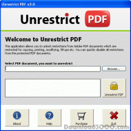 Bypass PDF Restrictions screenshot